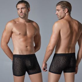 Luca Leopard Boxer-Black L/XL-Boxed