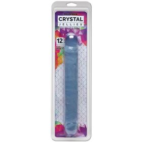 Crystal Jellies Double Dong-Clear 12