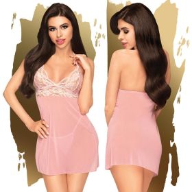 Penthouse Bedtime Story Baby Doll With Thong-PINK S/M-Boxed