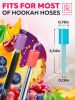 12 pcs Candy Hookah Tips Glow in The Dark Jolly Tips Individually Wrapped Hookah Tips Lollipop Shisha Accessories