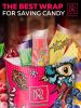 12 pcs Candy Hookah Tips Glow in The Dark Jolly Tips Individually Wrapped Hookah Tips Lollipop Shisha Accessories